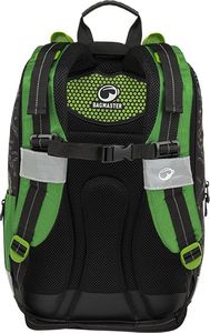 BAGMASTER Plecak szkolny Alfa 9 D Black/green/gray 3