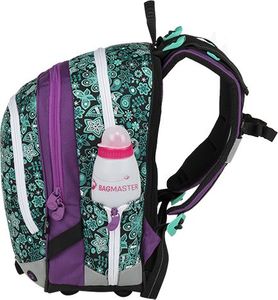 BAGMASTER Plecak szkolny Alfa 9 B Black/turquoise 2