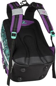 BAGMASTER Plecak szkolny Alfa 9 B Black/turquoise 6
