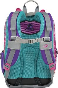 BAGMASTER Plecak Szkolny trzykomorowy Alfa 9 A Pink/violet 3