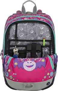 BAGMASTER Plecak Szkolny trzykomorowy Alfa 9 A Pink/violet 5
