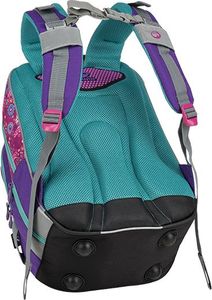 BAGMASTER Plecak Szkolny trzykomorowy Alfa 9 A Pink/violet 6