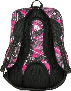 BAGMASTER Plecak Młodzieżowy Bagmaster Energy 7 F trzykomorowy czarny + różowy 8