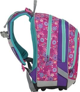 BAGMASTER Zestaw szkolny Alfa 9 A różowy 5