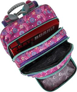 BAGMASTER Zestaw szkolny Alfa 9 A różowy 8