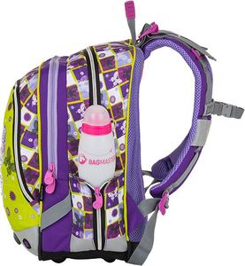 BAGMASTER Zestaw duży ALFA 8 A plecak,piórnik,worek,butelka,śniadaniówka 7