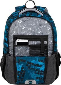 BAGMASTER Plecak szkolny trzykomorowy Boston 20 B niebieski 4