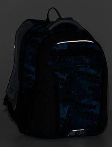 BAGMASTER Plecak szkolny trzykomorowy Boston 20 B niebieski 7