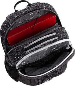 BAGMASTER Plecak szkolny trzykomorowy Boston 20 A szary 2