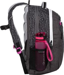 BAGMASTER Plecak szkolny trzykomorowy Boston 20 A szary 5