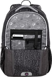 BAGMASTER Plecak szkolny trzykomorowy Boston 20 A szary 6