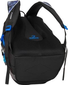 BAGMASTER Plecak szkolny dwukomorowy Theory 8 D niebieski + szarny + szary 3