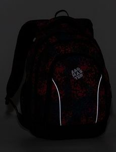 BAGMASTER Plecak szkolny Supernova 20 A czerwony 6