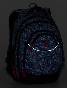 BAGMASTER Plecak szkolny młodzieżowy Energy 20 B trzykomorowy niebieski 6