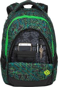 BAGMASTER Plecak szkolny Digital 20 D zielony 5