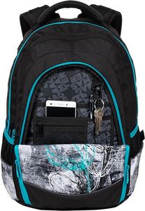 BAGMASTER Plecak szkolny Digital 20 B czarny 4