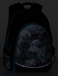 BAGMASTER Plecak szkolny Digital 20 B czarny 6