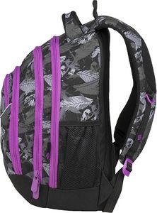 BAGMASTER Plecak szkolny trzykomorowy Energy 9 A Violet/gray/black 2