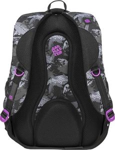 BAGMASTER Plecak szkolny trzykomorowy Energy 9 A Violet/gray/black 3
