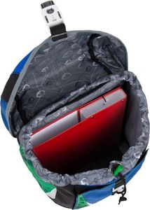 BAGMASTER Plecak szkolny Polo 7 B Blue/green/black 2