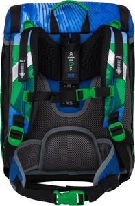 BAGMASTER Plecak szkolny Polo 7 B Blue/green/black 7