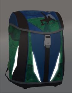BAGMASTER Plecak szkolny Polo 7 B Blue/green/black 8