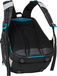 BAGMASTER Plecak szkolny Bagmaster Element 8 B czterokomorowy szary + czarny + niebieski 6