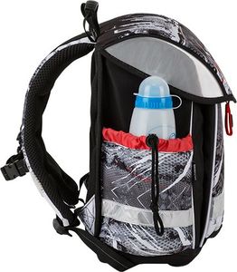 BAGMASTER Tornister szkolny Lim 9 B czerwony+czarny+biały 4