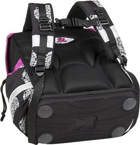 BAGMASTER Tornister szkolny Lim 9 A różowy+czarny+biały 5