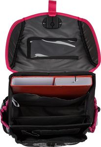 BAGMASTER Tornister szkolny Lim 9 A różowy+czarny+biały 6