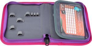 Piórnik BAGMASTER Piórnik szkolny fioletowy + różowy Bagmaster Case Mercury 9 A 3