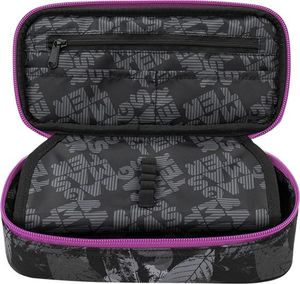 Piórnik BAGMASTER Piórnik Młodzieżowy jednokomorowy czarny + szary + fioletowy Bagmaster Case ENERGY 9 A VIOLET/GRAY/BLACK 3
