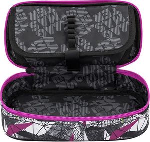 Piórnik BAGMASTER Piórnik Młodzieżowy jednokomorowy szary + fioletowy + zielony Bagmaster Case Bag 9 B Purple/green/black 4