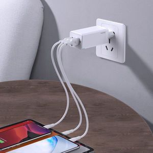 Ładowarka Baseus GaN C+C+A 1x USB-A 2x USB-C 4 A (BSU1595WHT) 6