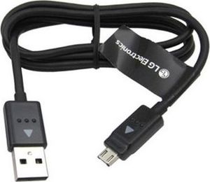 Kabel USB LG Kabel LG microUSB EAD62767902 bulk 1,8M czarny/black 1