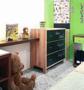 Gekkofix Tablica Samoprzylepna Folia Okleina KREDOWA CZARNA 67,5x50cm L3 + Kreda 3