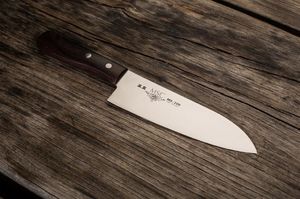 Masahiro Nóż MSC Santoku 165mm [11061] uniwersalny 5
