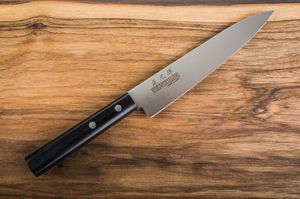 Masahiro Nóż Masahiro Sankei Utility 150mm czarny [35845] uniwersalny 3