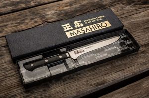 Masahiro Nóż Masahiro MV-H Boning 160mm Flexible [14972] uniwersalny 1