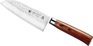 Tamahagene Nóż kuchenny Tamahagane Tsubame Santoku 12 cm SNH-1129 uniwersalny 1