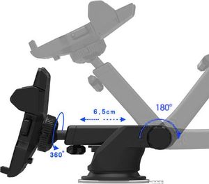 Uchwyt na telefon do kokpitu, deski rozdzielczej - regulowana długość ramienia 3