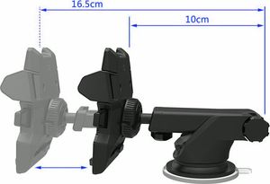Uchwyt na telefon do kokpitu, deski rozdzielczej - regulowana długość ramienia 5