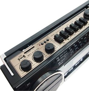 Radioodtwarzacz Magnetofon, Odtwarzacz MP3 z USB, SD z funkcją radio FM - Kaseciak Jamnik 3