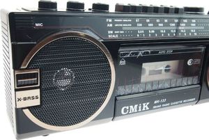 Radioodtwarzacz Magnetofon, Odtwarzacz MP3 z USB, SD z funkcją radio FM - Kaseciak Jamnik 4