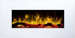 Aflamo Kominek Elektryczny Ścienny Albion 33 Biały 84 cm 2