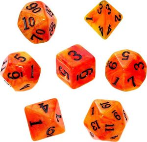 Rebel Komplet kości REBEL RPG - Akrylowe - Zachód Słońca 2