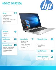 Laptop HP EliteBook 850 G7 (10U51EA) 6