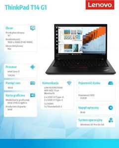Laptop Lenovo ThinkPad T14 G1 (20S0004PPB) 18
