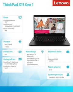 Laptop Lenovo ThinkPad X13 G1 (20T2002MPB) 17