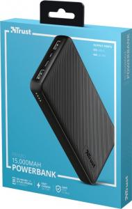 Powerbank Trust Primo 15000 mAh Czarny 6